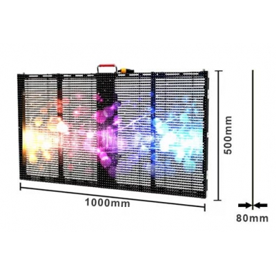 LED户外防水透明屏
