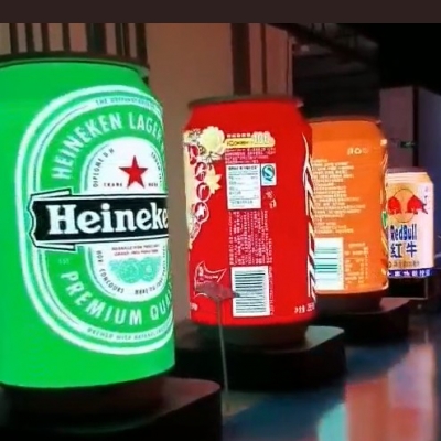 Cylindrical Coke LED special-shaped screen